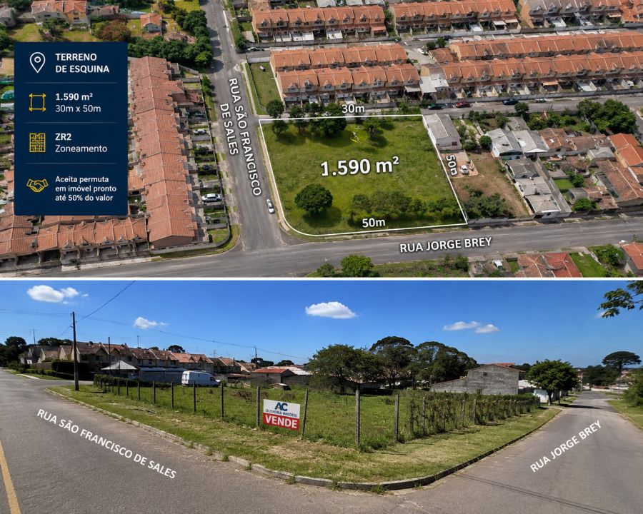 Terreno - Venda - Alto Boqueir�o - Curitiba - PR